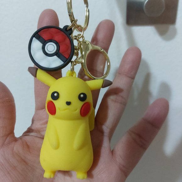 Adorable Pokemon Character Pikachu KeyChain Pocket Monster - Picture 5 of 5